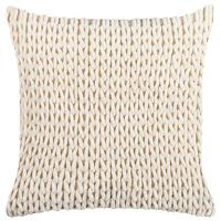 Beliani - OXALIS - Sierkussen - Beige - 45 x 45 cm - Katoen