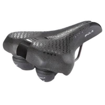 Monte Grappa zadel Mula Skay unisex staal/elastomeer zwart Monte Grappa zadel Mula Skay unisex staal/elastomeer zwart