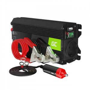 Green Cell INVGC03 netvoeding & inverter Auto 500 W Zwart