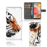 Hoesje Samsung Galaxy A42 5G Watercolor Tiger - thumbnail