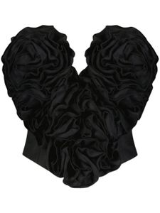 Mara Hoffman haut bustier Roxane à coupe crop - Noir