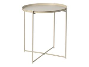 LIVARNO home Bijzettafel met tableau (Beige)