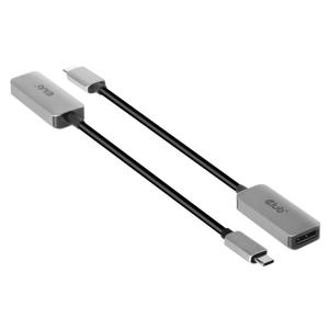 CLUB3D USB Type C to DisplayPort 1.4 8K60Hz HBR3 Actieve Adapter (thunderbolt 3 compatible)