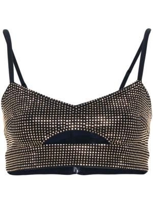 Michael Michael Kors Cropped top versierd met stras - Blauw