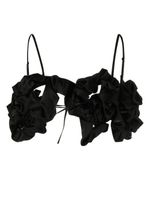 Enföld soutien-gorge à volants - Noir