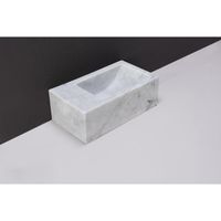 Forzalaqua Venetia Xs Carrara Gepolijst 29X16X10 cm Kraangat Links