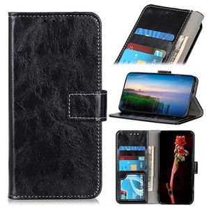 iPhone 12/12 Pro Wallet Case met Magnetische Sluiting - Zwart