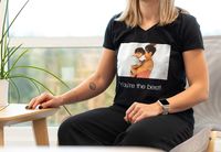 T-shirt vrouwen zwart S