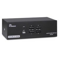 Inter-Tech AS-42HA HDMI KVM-switch Zwart