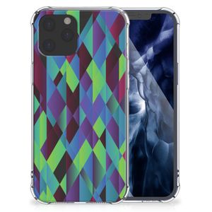 iPhone 12 Pro Max Shockproof Case Abstract Green Blue