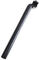Zadelpen vast 26,8 x 350 mm aluminium zwart