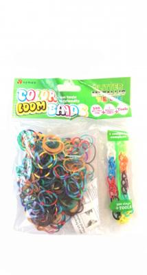 Symex loombandjes Kit Glitter junior rubber 301 delig Symex loombandjes Kit Glitter junior rubber 301 delig
