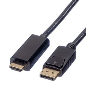 ROLINE 11.04.5785 video kabel adapter 1 m DisplayPort Zwart