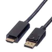 ROLINE 11.04.5785 video kabel adapter 1 m DisplayPort Zwart - thumbnail