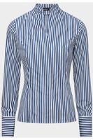 van Laack Slim Fit Dames Overhemd blauw, Gestreept