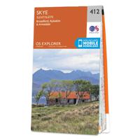 Wandelkaart - Topografische kaart 412 OS Explorer Map Skye, Sleat | Or - thumbnail