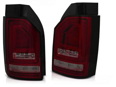 Tuning-Tec Achterlichten voor VW T6 2015- ROOD SMOKE SEQ LED STRIP OEM LED