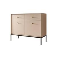 Meubella Dressoir Moreno - Beige - 104 cm - thumbnail