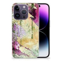 Hoesje maken Apple iPhone 14 Pro Letter Painting