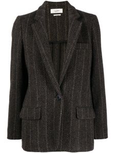 MARANT ÉTOILE blazer Charlyne boutonné en laine - Marron