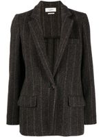 MARANT ÉTOILE blazer Charlyne boutonné en laine - Marron - thumbnail