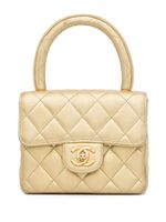 CHANEL Pre-Owned mini sac à main à rabat (1992) - Or