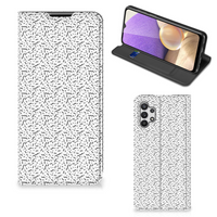 Samsung Galaxy A32 5G Hoesje met Magneet Stripes Dots - thumbnail