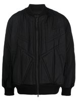 Y-3 veste bomber à design matelassé - Noir - thumbnail