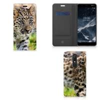 Nokia 5.1 (2018) Hoesje maken Baby Luipaard