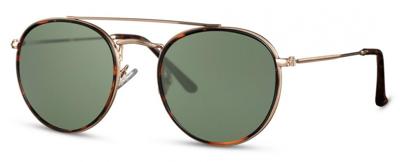 CWI zonnebril piloot/panto unisex cat. 3 goud/groen