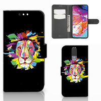 Samsung Galaxy A70 Leuk Hoesje Lion Color