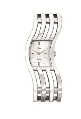 B-Deal Horloge Curve Silver / White