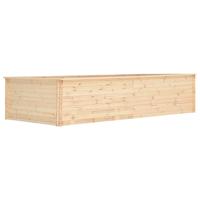 vidaXL Plantenbak verhoogd 19 mm 450x150x80,5 cm grenenhout