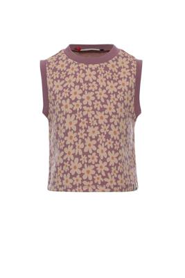 LOOXS Little Meisjes spencer - Bloemen jacquard