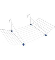 Tomado droogrek Tilburg 101 x 55 x 29 cm 12 meter staal zilver