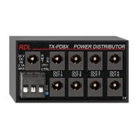 RDL TX-PD8X - switching power supply distributor