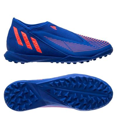 adidas Predator Edge .3 Laceless TF Sapphire Edge - Donkerblauw/Turbo Kinderen