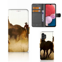 Samsung Galaxy A13 (4G) Telefoonhoesje met Pasjes Design Cowboy