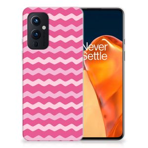 OnePlus 9 TPU bumper Waves Pink