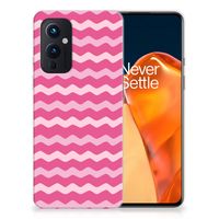 OnePlus 9 TPU bumper Waves Pink - thumbnail