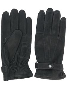 Barbour gants à détail froncé - Noir