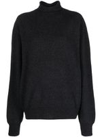 LEMAIRE pull nervuré à col roulé - Gris