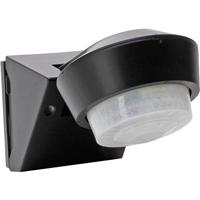 Kopp Infracontrol bewegingsmelder, 240°, 16m bereik, infrarood bewegingsmelder opbouw voor buiten en binnen, IP55, zwart, 824615019