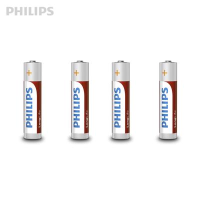 Pro+ Philips Longlife batterijen AAA 4 stuks in blister Pro+ Philips Longlife batterijen AAA 4 stuks in blister