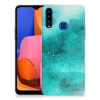 Hoesje maken Samsung Galaxy A20s Painting Blue