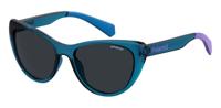 Polaroid zonnebril 8032/S MR8/C3 dames blauw met grijze lens