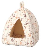 Trixie kattenmand iglo lingo wit/beige 32x42x32 cm