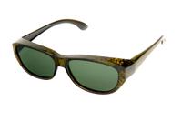 Kost overzetzonnebril dames groen gevlekt (2048)