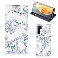 OPPO Reno3 | A91 Uniek Smart Cover Blossom White - thumbnail