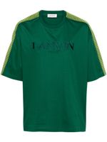 Lanvin t-shirt à logo brodé - Vert